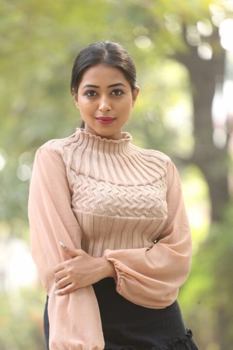 Rittika Chakraborthy at Bomma Adirindi-Dimma Thirigindi Press Meet