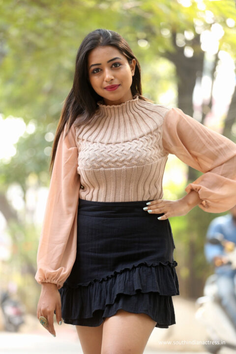 Rittika Chakraborthy at Bomma Adirindi-Dimma Thirigindi Press Meet