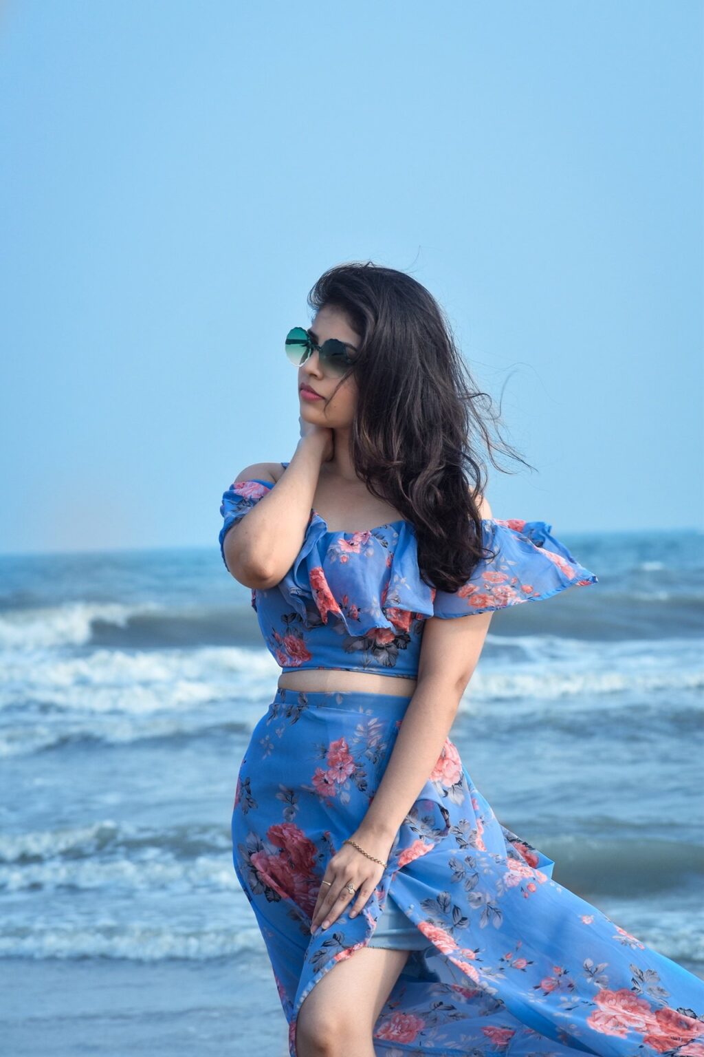 Bandhavi Sridhar photoshoot stills at the beach - South Indian Actress