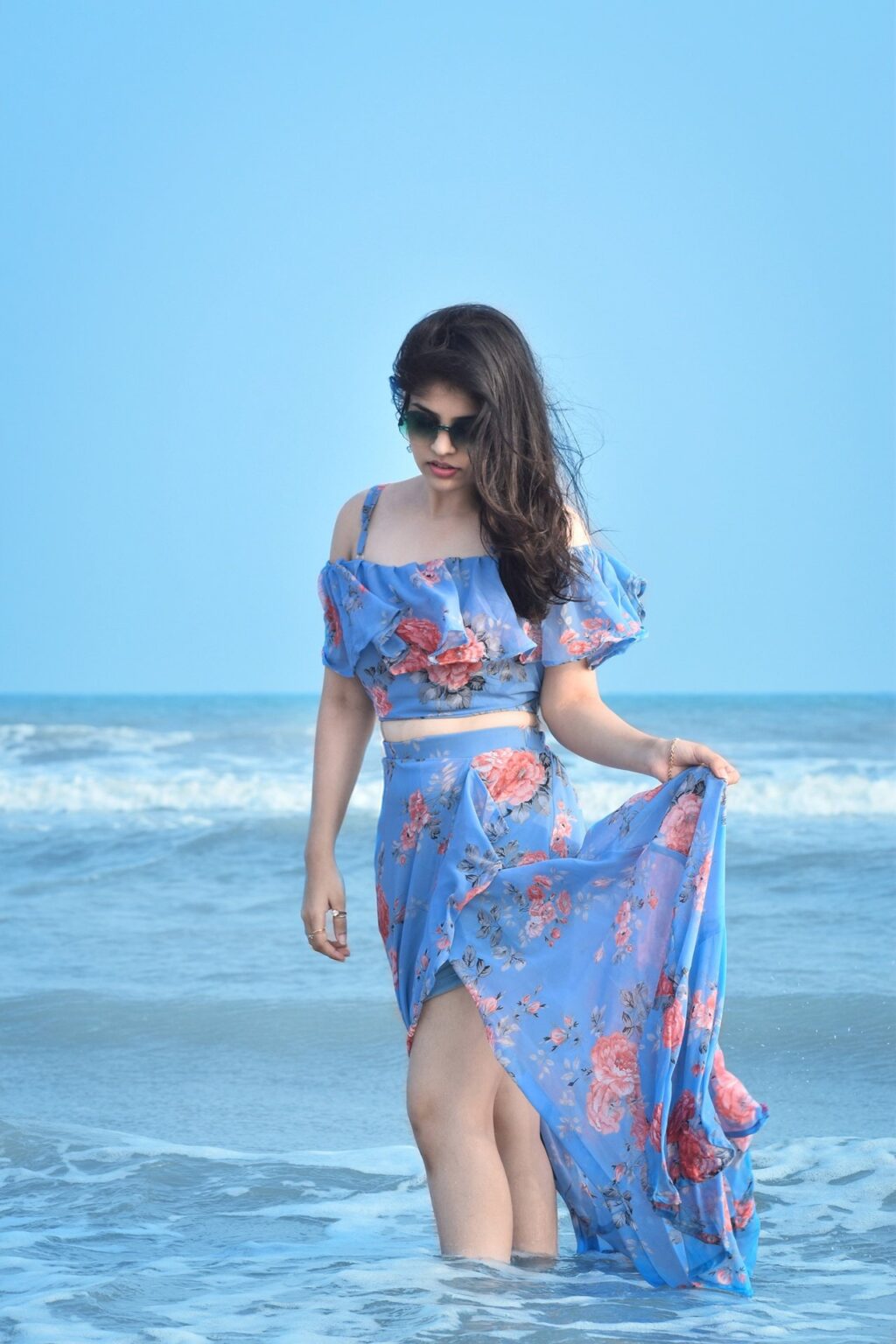 Bandhavi Sridhar photoshoot stills at the beach - South Indian Actress