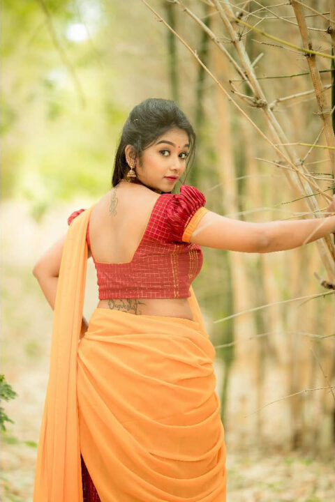 Preethi Sharma in half saree photoshoot stills