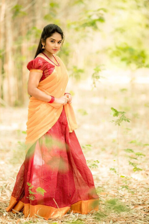 Preethi Sharma in half saree photoshoot stills