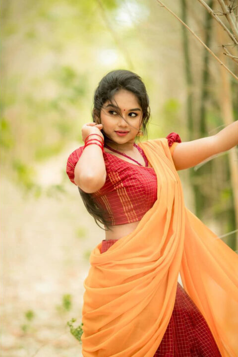 Preethi Sharma in half saree photoshoot stills