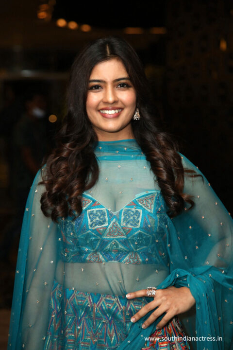 Amritha Aiyer at Red Movie Pre-Release Event