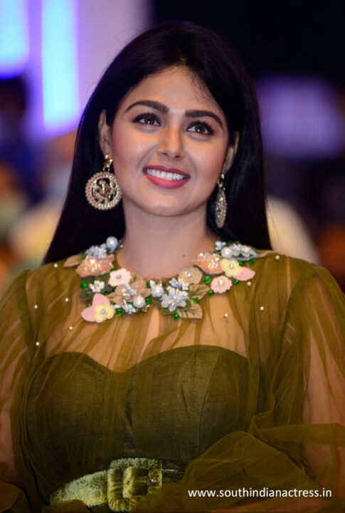 Monal Gajjar at Alludu Adhurs Movie Pre-Release