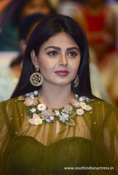 Monal Gajjar at Alludu Adhurs Movie Pre-Release