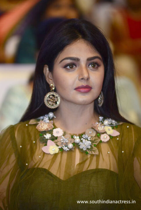 Monal Gajjar at Alludu Adhurs Movie Pre-Release