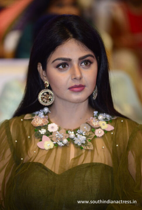 Monal Gajjar at Alludu Adhurs Movie Pre-Release