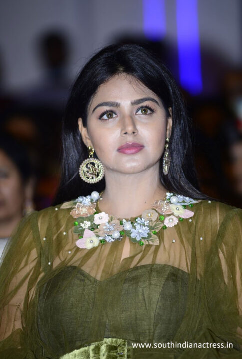 Monal Gajjar at Alludu Adhurs Movie Pre-Release