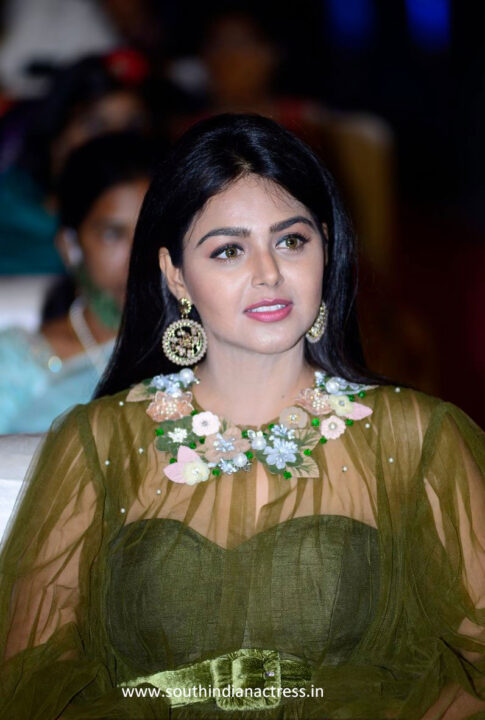 Monal Gajjar at Alludu Adhurs Movie Pre-Release