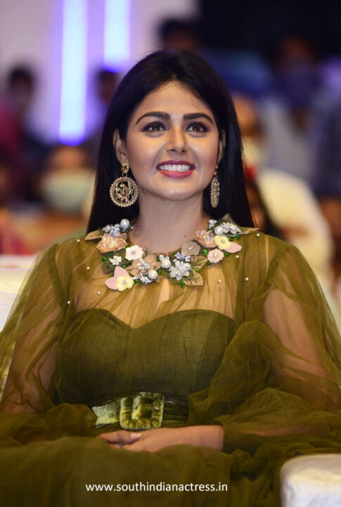 Monal Gajjar at Alludu Adhurs Movie Pre-Release