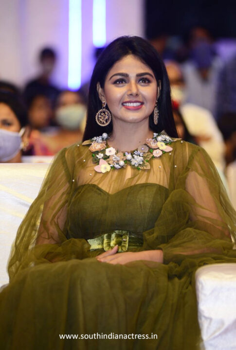 Monal Gajjar at Alludu Adhurs Movie Pre-Release