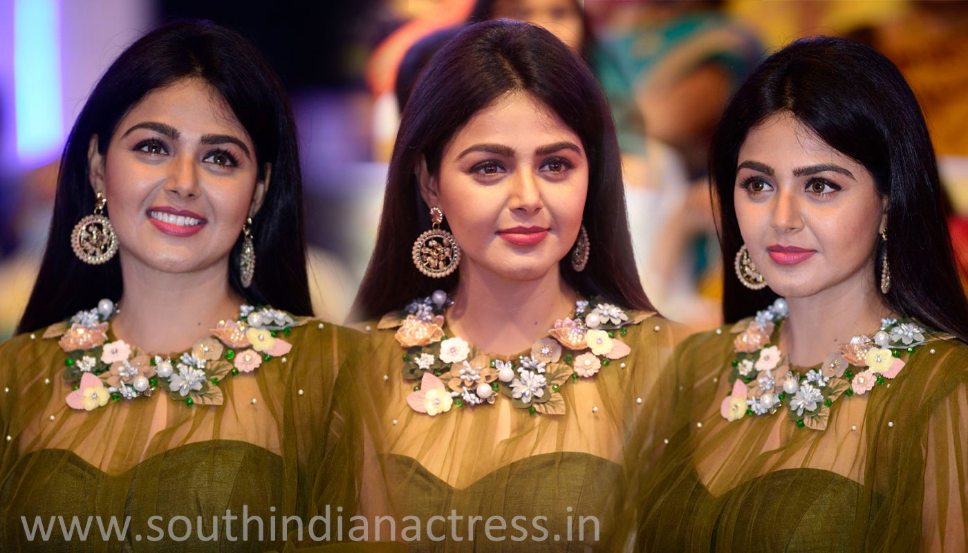 Monal Gajjar at Alludu Adhurs Movie Pre-Release