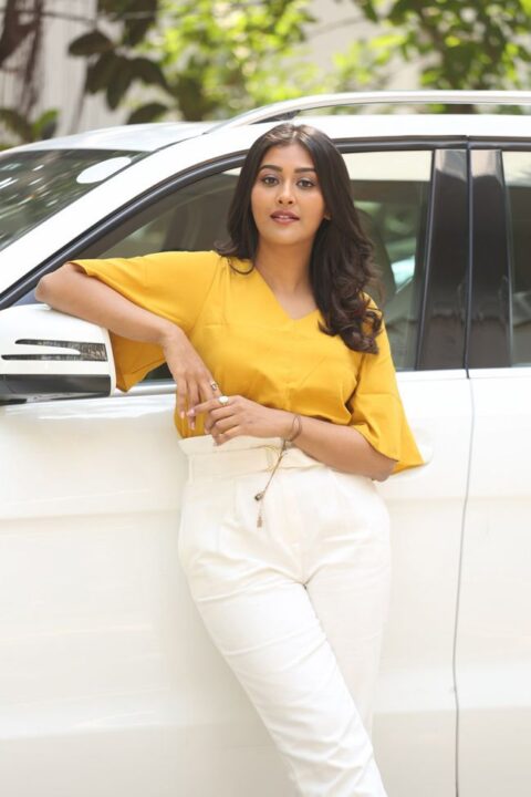 Pooja Jhaveri at Bangaru Bullodu Movie Interview