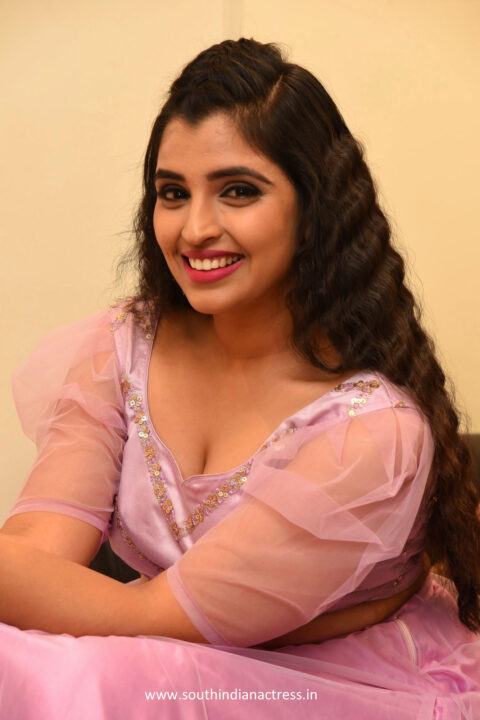 Syamala at Bangaru Bullodu Pre-Release Event