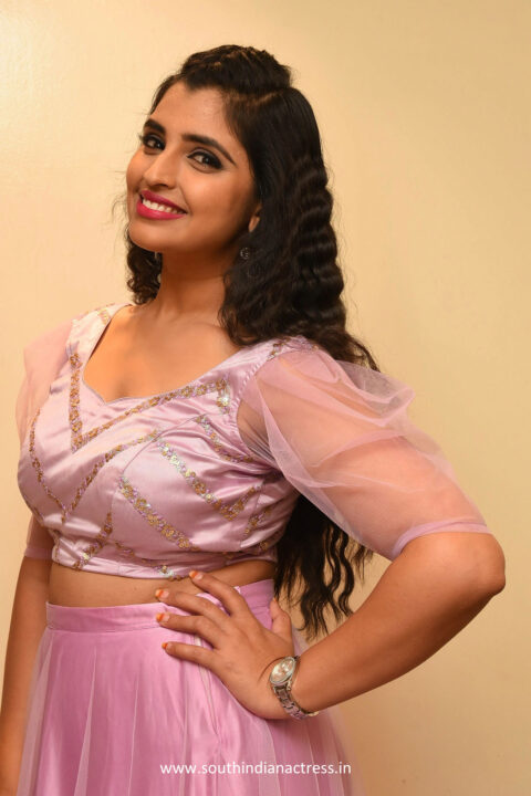 Syamala at Bangaru Bullodu Pre-Release Event