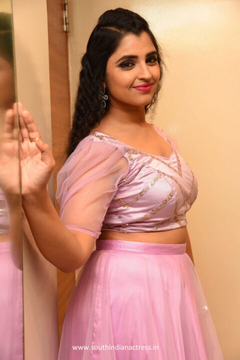 Syamala at Bangaru Bullodu Pre-Release Event