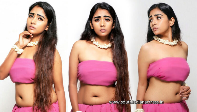 Actress Nimmy hot navel photos in pink outfit
