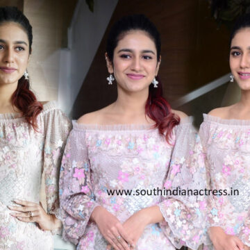 Priya Prakash Varrier at Check movie press meet photos