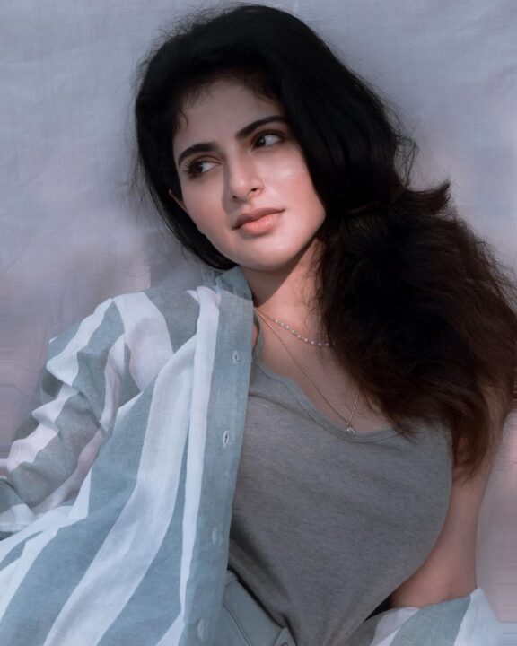 Iswarya Menon latest hot photoshoot in shorts