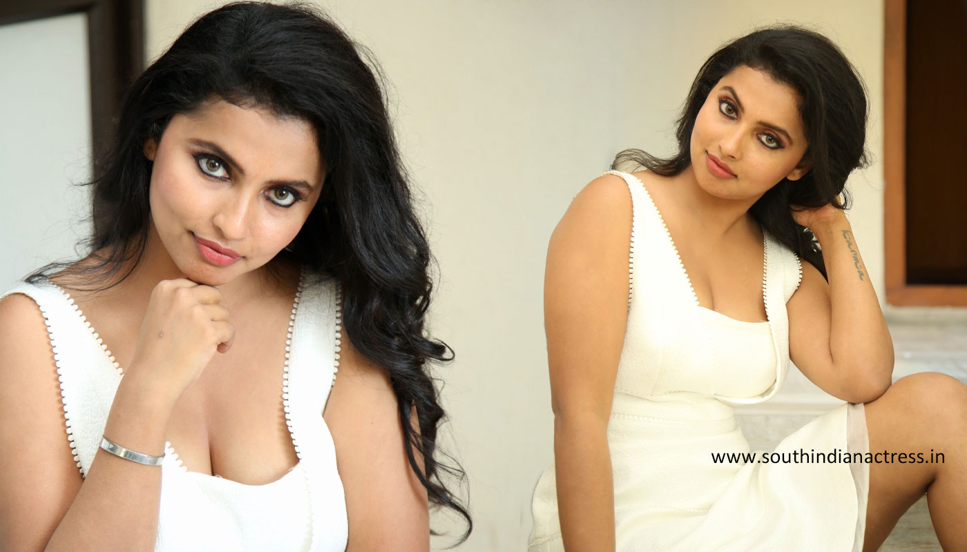 Anicka Vikhraman hot stills at First Time movie Opening