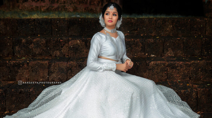 Anikha Surendran in bridal wear photoshoot stills