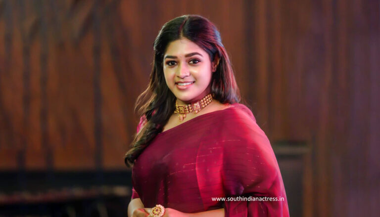 Athira Harikumar in saree stills at Djibouti audio launch