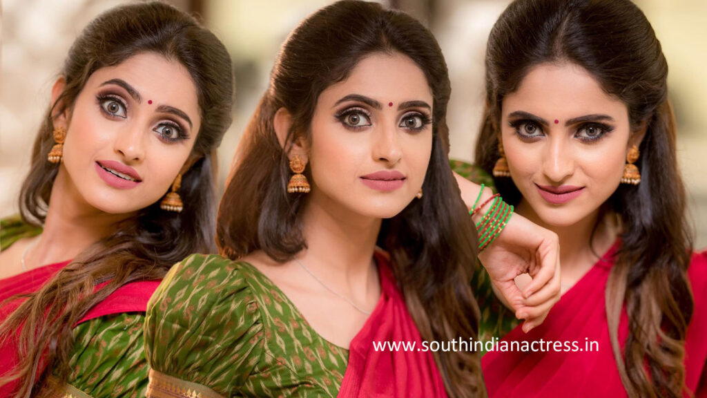 Actress Ayesha in half saree photos