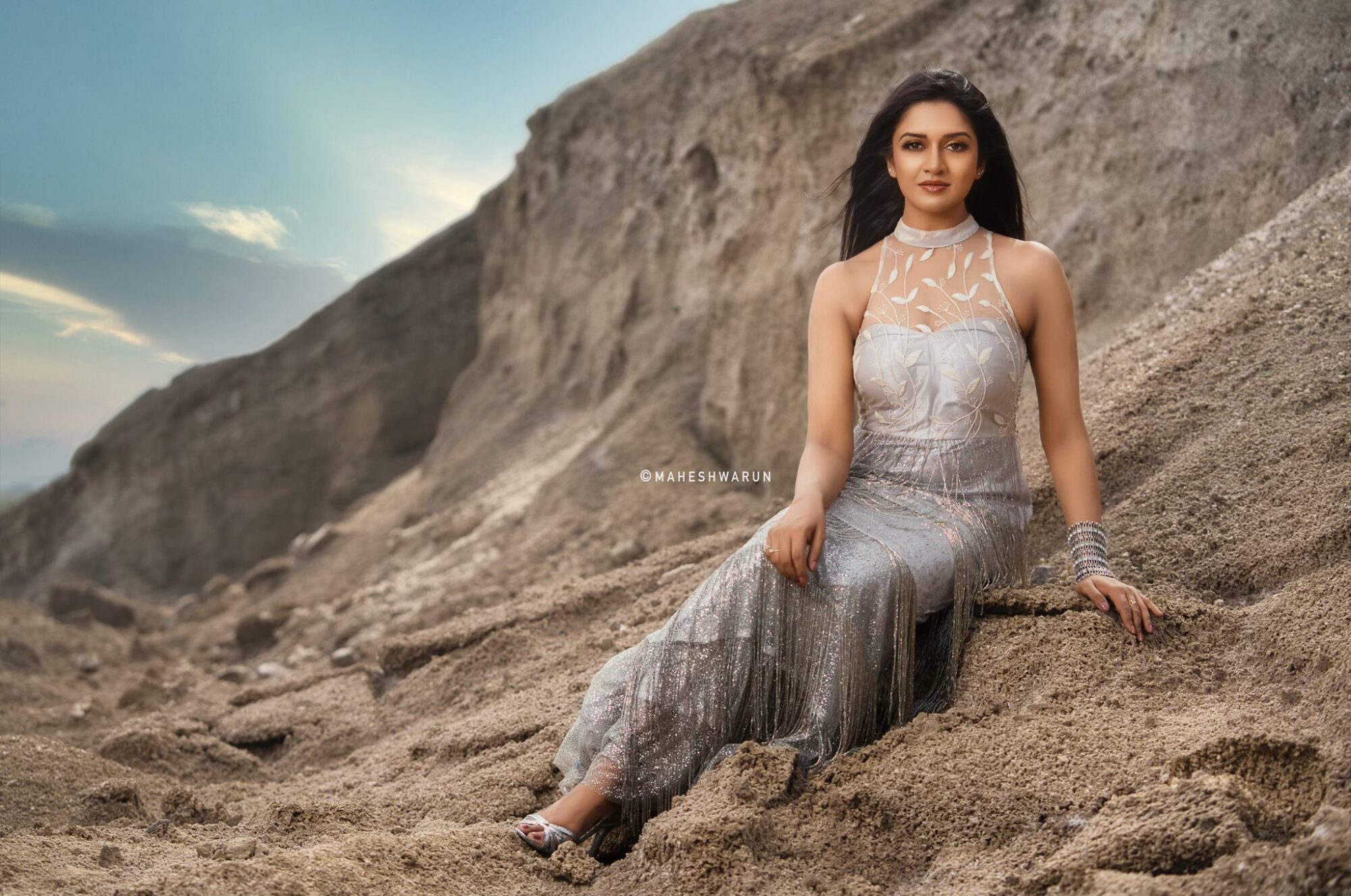 Vimala Raman photoshoot stills by Mahesh Warun