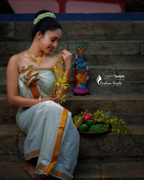 arya vk - Kerala Models Vishu 2021 photos