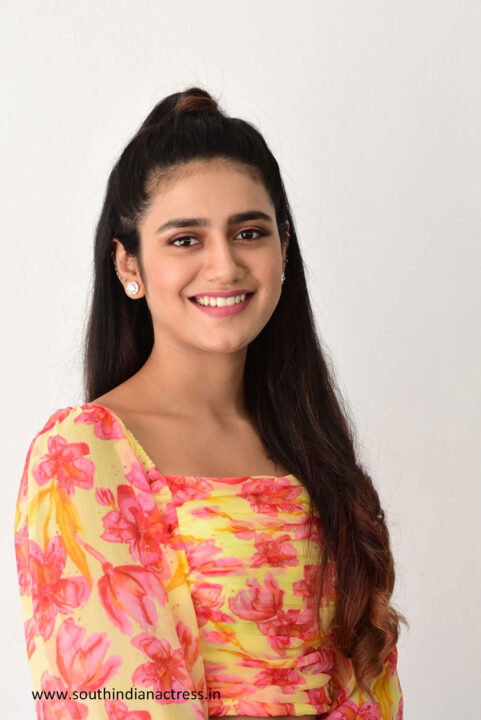 Priya Prakash Varrier stills from Ishq Movie Interview