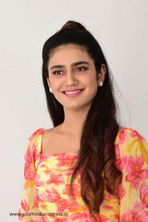 Priya Prakash Varrier stills from Ishq Movie Interview