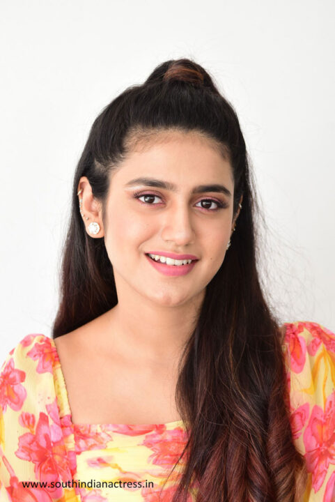 Priya Prakash Varrier stills from Ishq Movie Interview