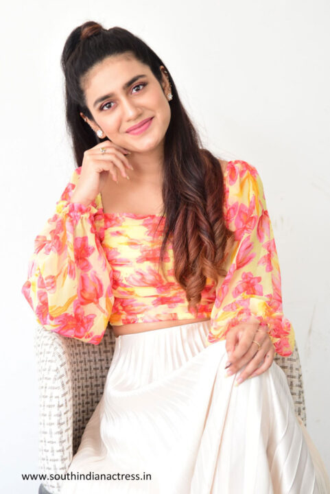 Priya Prakash Varrier stills from Ishq Movie Interview