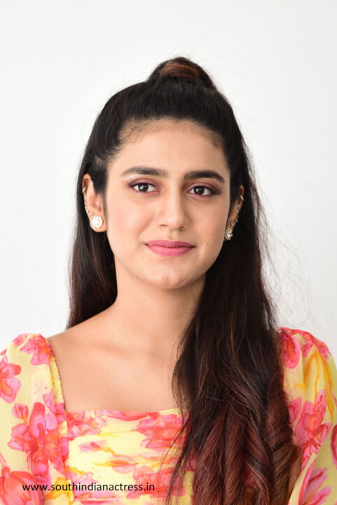 Priya Prakash Varrier stills from Ishq Movie Interview