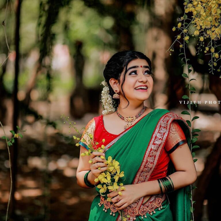 Saniya Babu stills from Vishu Photoshoot - South Indian Actress