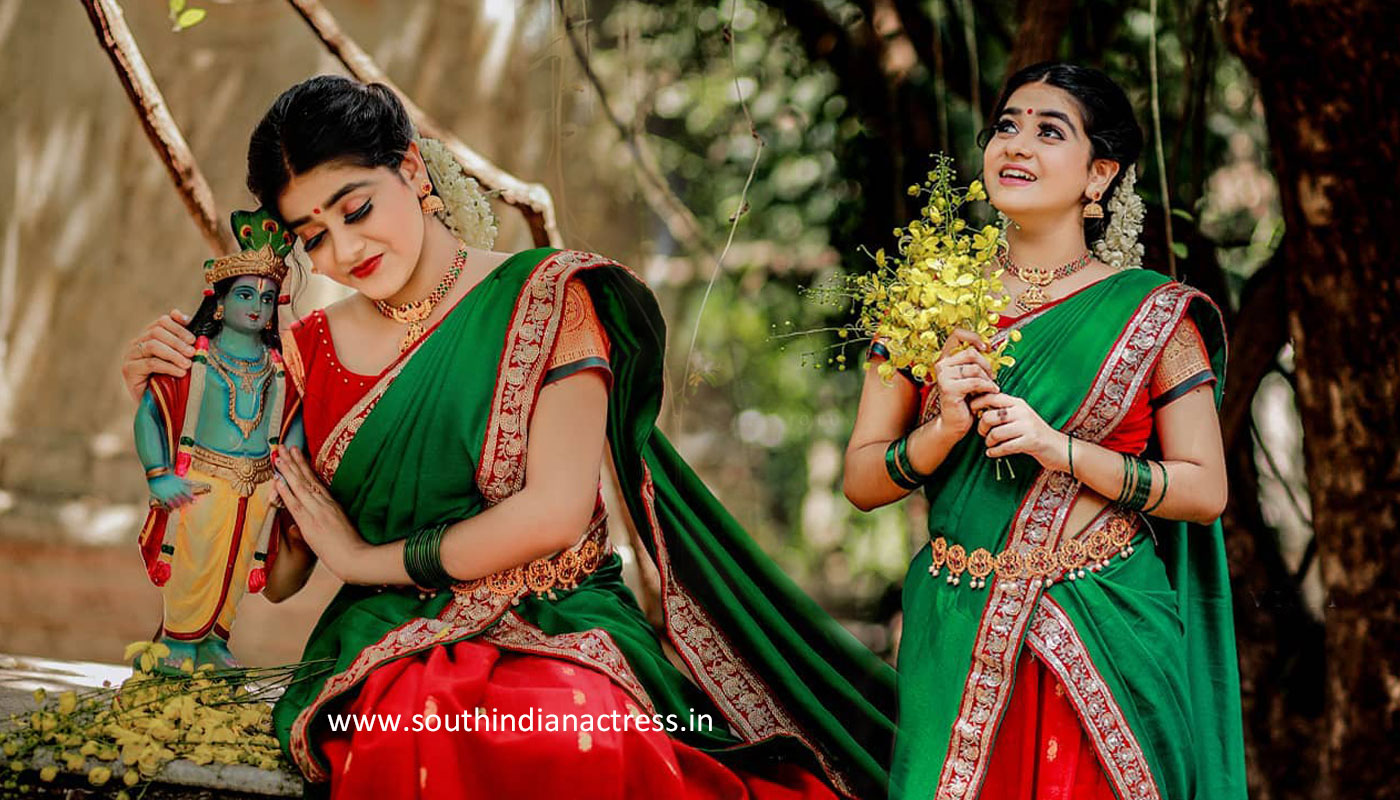 Saniya Babu stills from Vishu Photoshoot