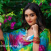 Sreelakshmi Sreekumar stills in multi colour Bandhani Dupatta