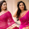 Srushti Dange in silk saree photos
