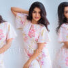 Megha Shetty in floral jumpsuit photos