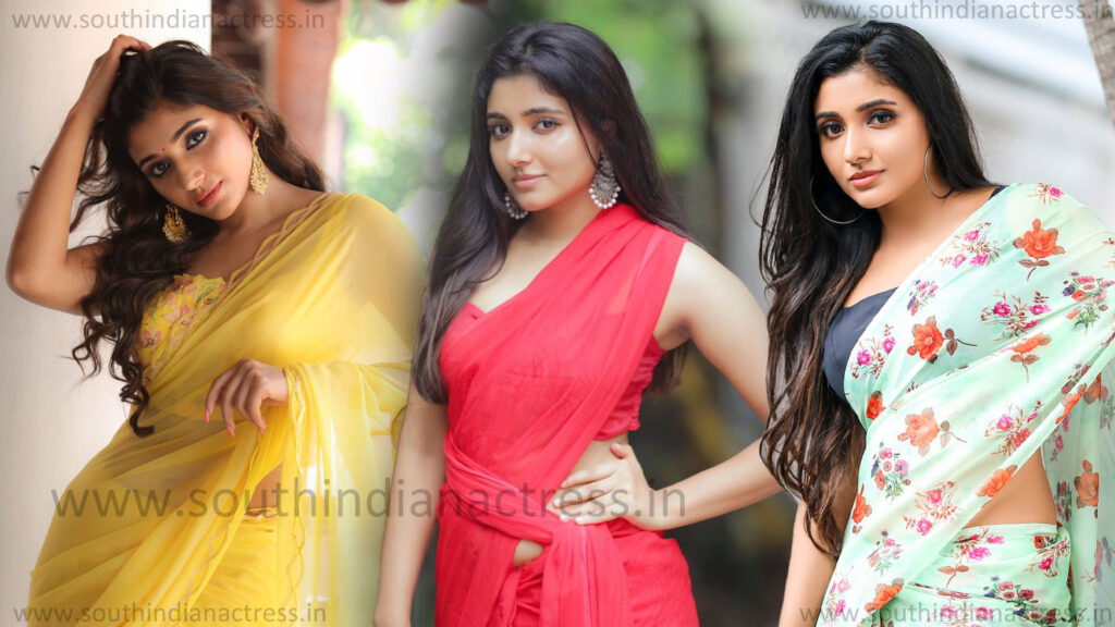 Mirna Menon in saree photos