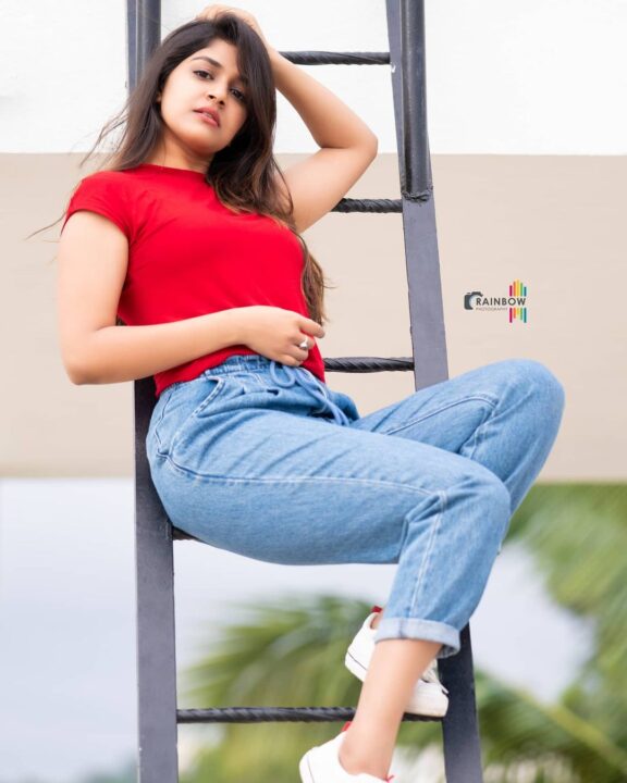 Sanjana Anand photoshoot stills by Kiran Shivaraj