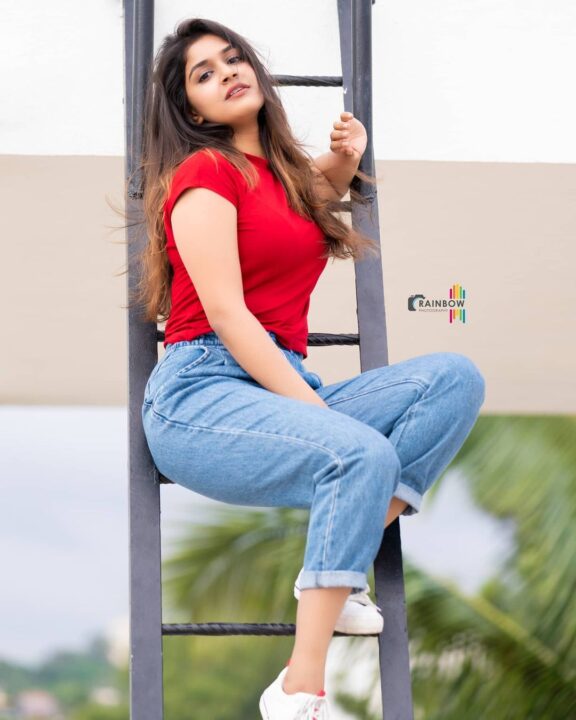 Sanjana Anand photoshoot stills by Kiran Shivaraj