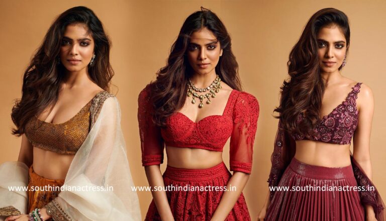 Malavika Mohanan glamorous stills in lehenga