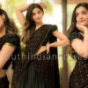 Athmika Sumithran in black half saree photos