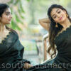 Athmika Sumithran in Cotton etched saree photos