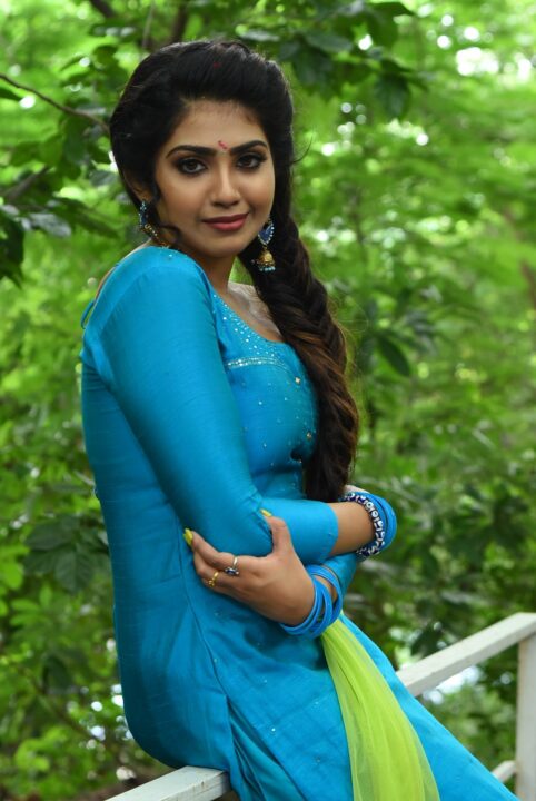 Varsha Viswanath at Andamaina Lokam movie launch