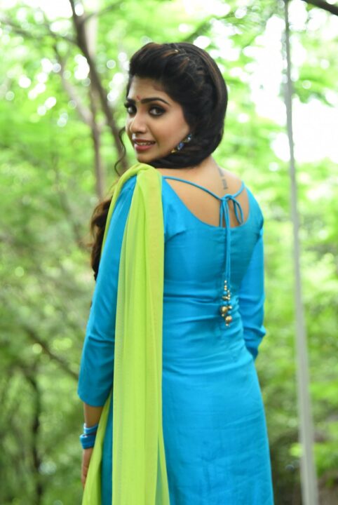 Varsha Viswanath at Andamaina Lokam movie launch