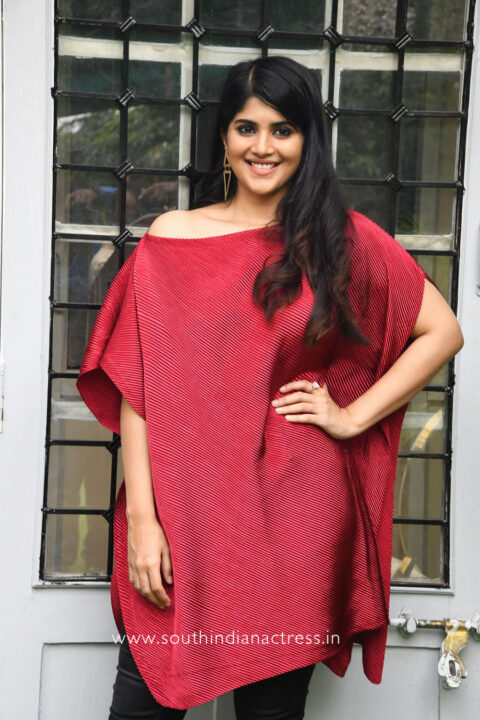 Megha Akash stills at Raja Raja Chora movie interview