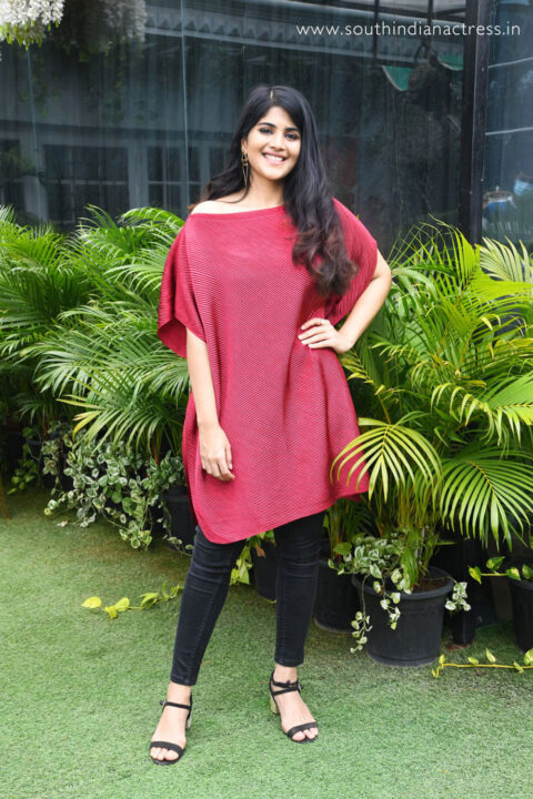 Megha Akash stills at Raja Raja Chora movie interview